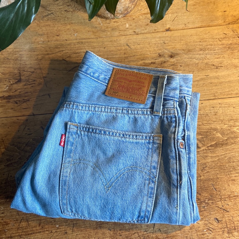Levi’s 501 Original Fit Distressed Jeans